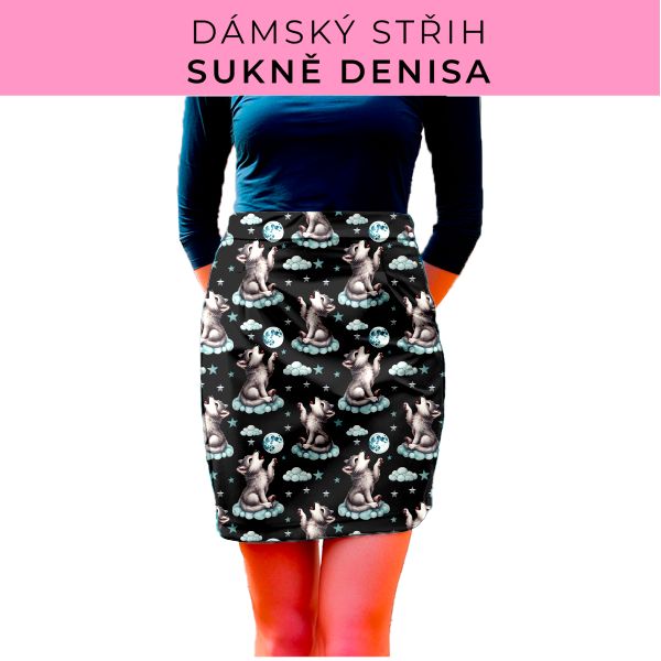Dámský střih - Dámská sukně Denisa