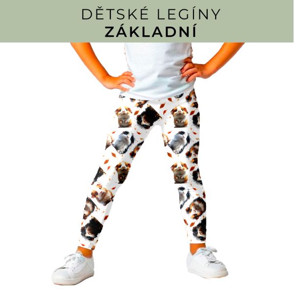 DĚTSKÝ střih - legíny základní