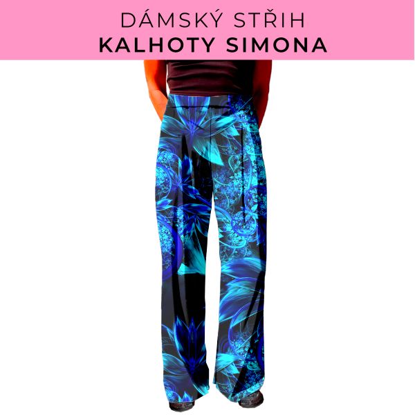 Dámský střih - kalhoty Simona