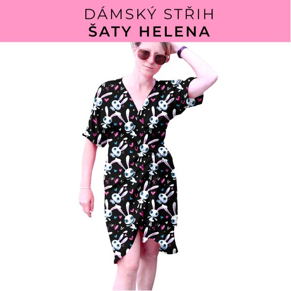 Dámský střih na šaty  Helena