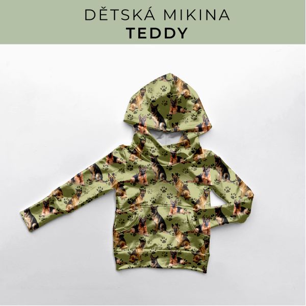 DĚTSKÝ střih - Mikina Teddy