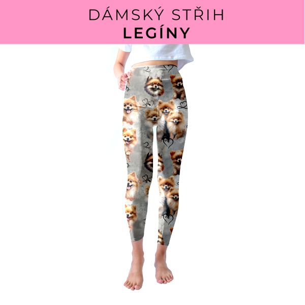 DÁMSKÝ střih - legíny SPORT - SLIM FIT