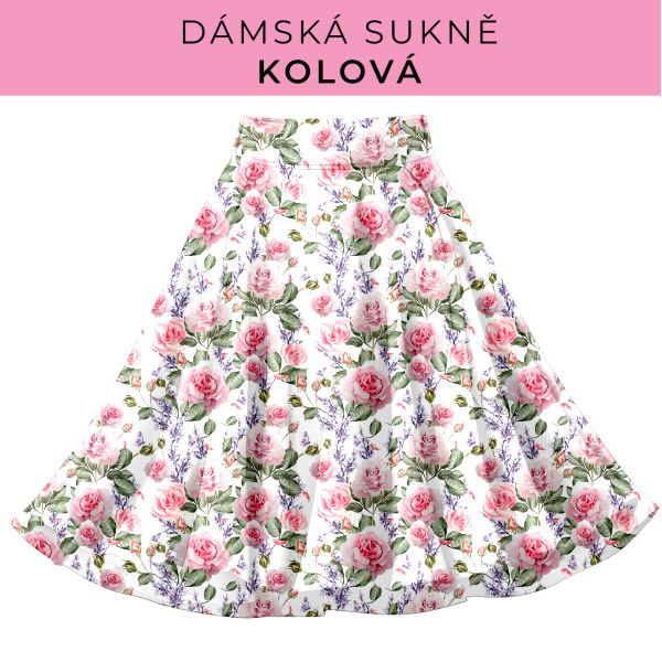 DÁMSKÝ střih - Kolová sukně