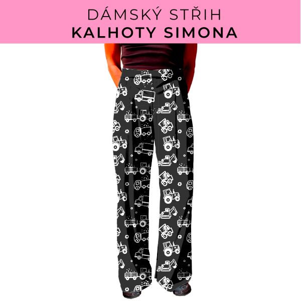 Dámský střih - kalhoty Simona