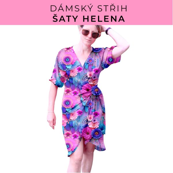 Dámský střih na šaty  Helena
