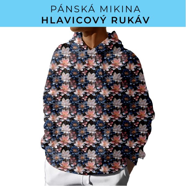 PÁNSKÝ střih - mikina s kapucí
