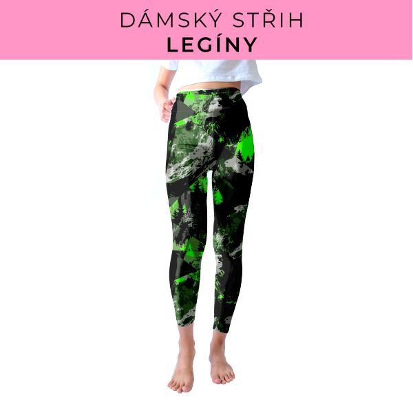 DÁMSKÝ střih - legíny SPORT - SLIM FIT