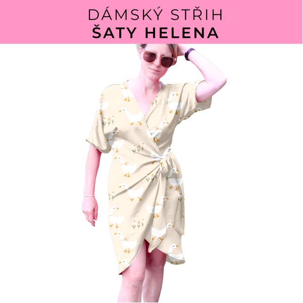 Dámský střih na šaty  Helena