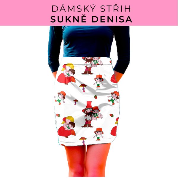 Dámský střih - Dámská sukně Denisa