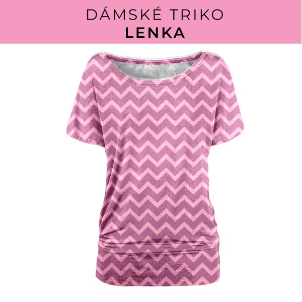 DÁMSKÝ střih - Triko Lenka