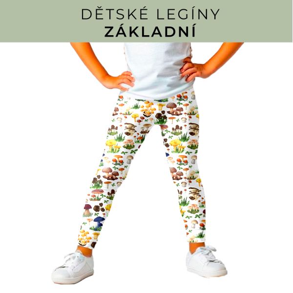 DĚTSKÝ střih - legíny základní