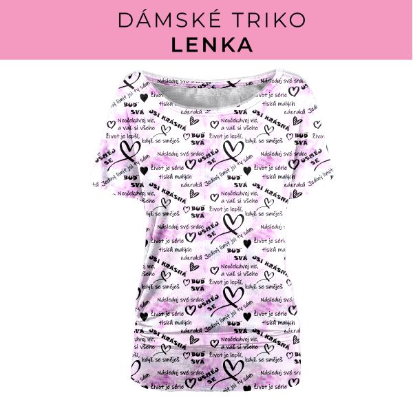 DÁMSKÝ střih - Triko Lenka