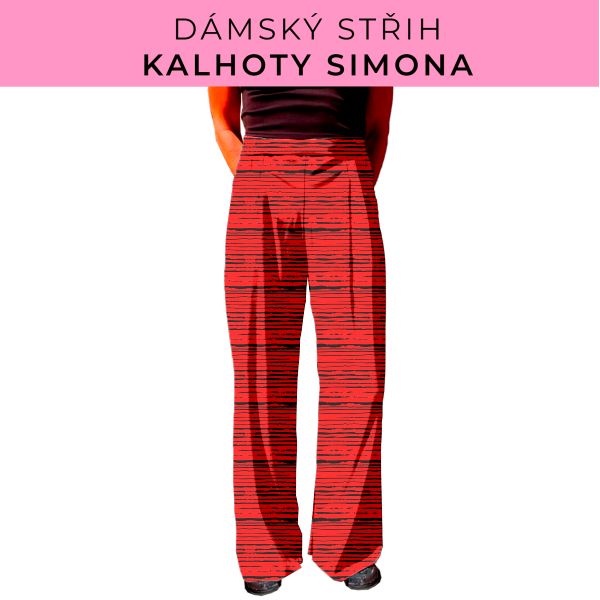 Dámský střih - kalhoty Simona