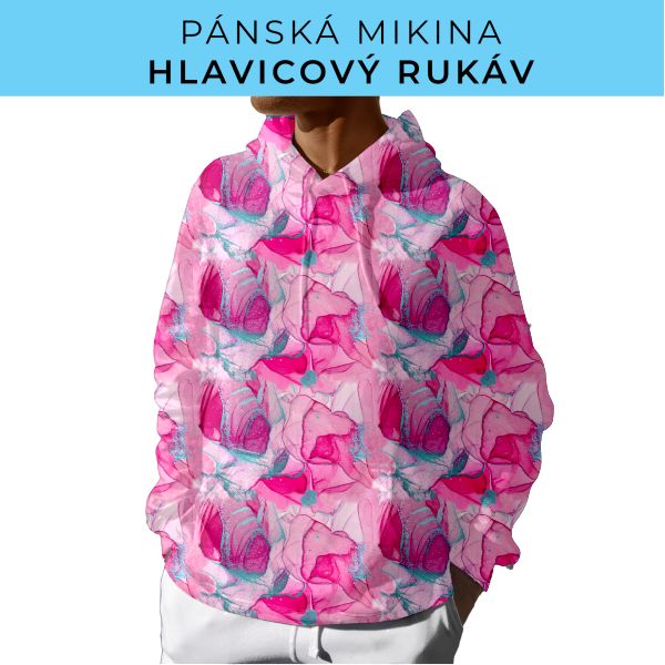PÁNSKÝ střih - mikina s kapucí
