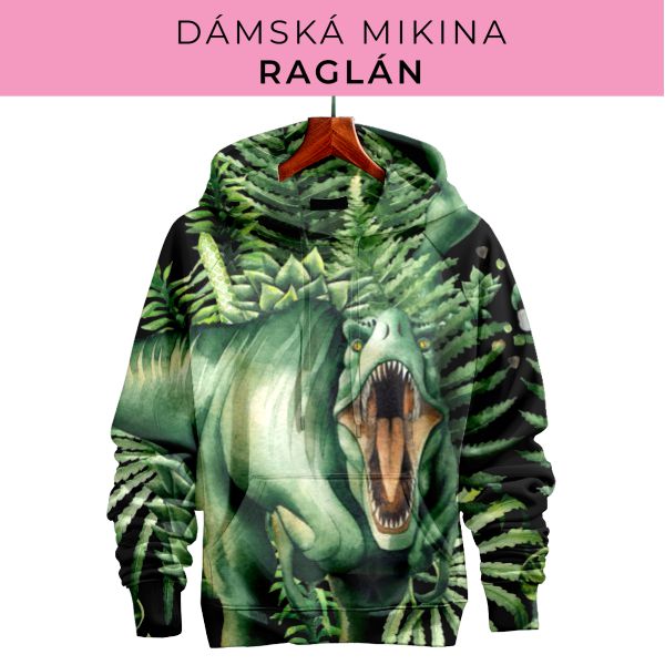 DÁMSKÝ střih - mikina raglán
