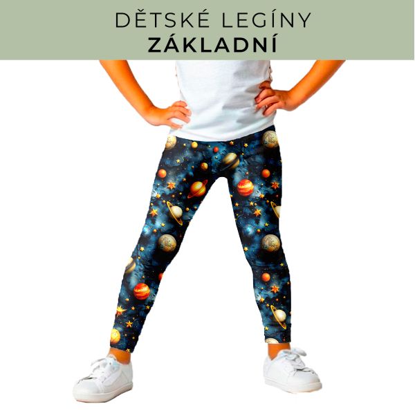 DĚTSKÝ střih - legíny základní