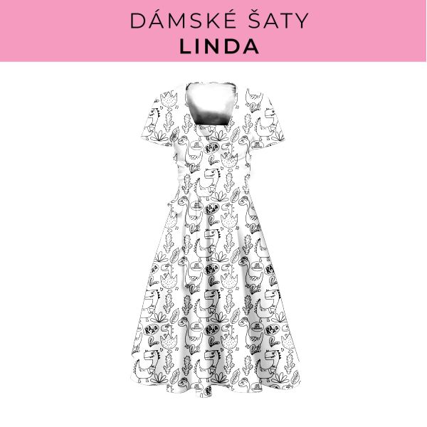 DÁMSKÝ střih - šaty Linda