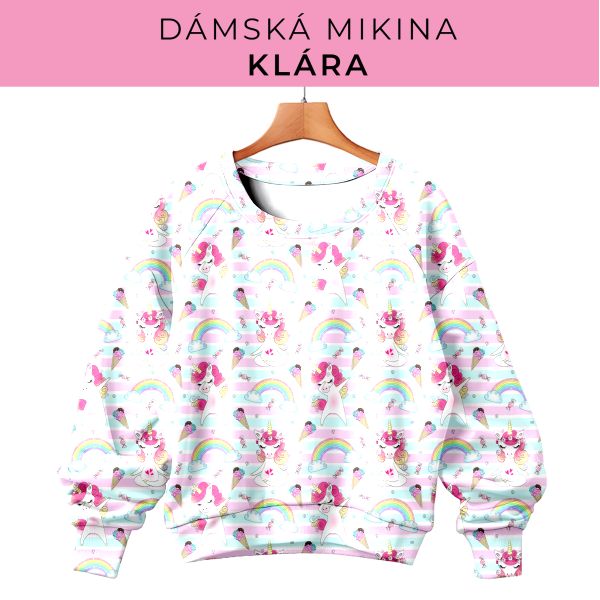 DÁMSKÝ střih - mikina Klára