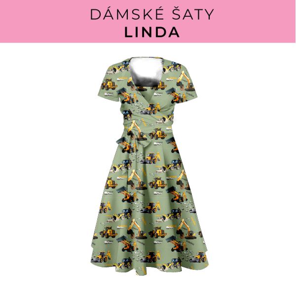 DÁMSKÝ střih - šaty Linda