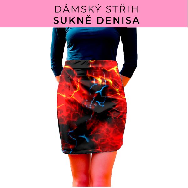 Dámský střih - Dámská sukně Denisa