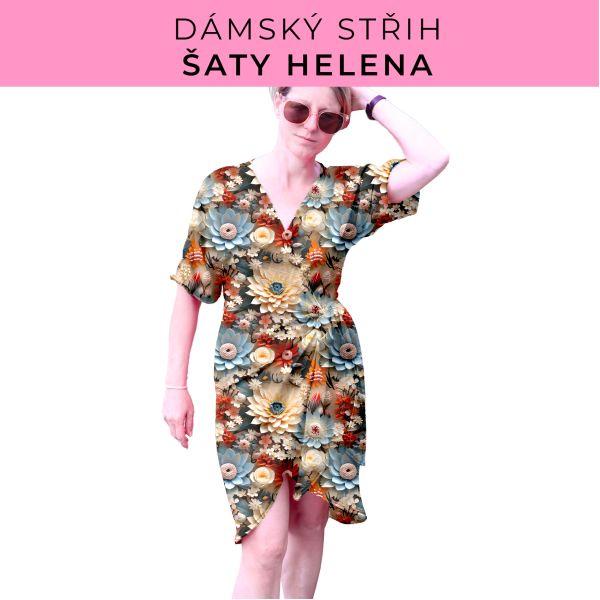Dámský střih na šaty  Helena