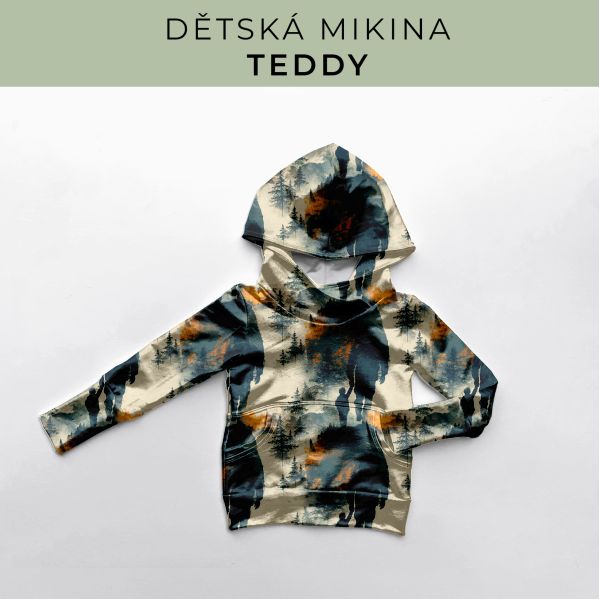 DĚTSKÝ střih - Mikina Teddy