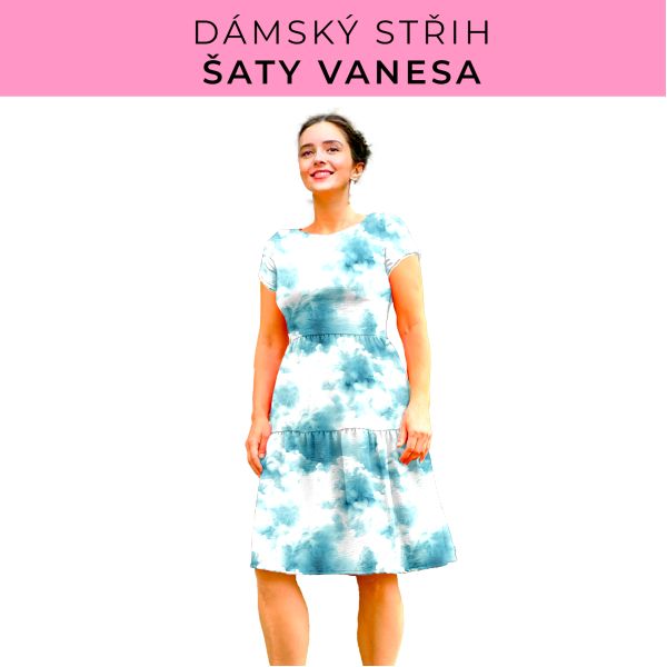 Dámský střih šaty Vanesa
