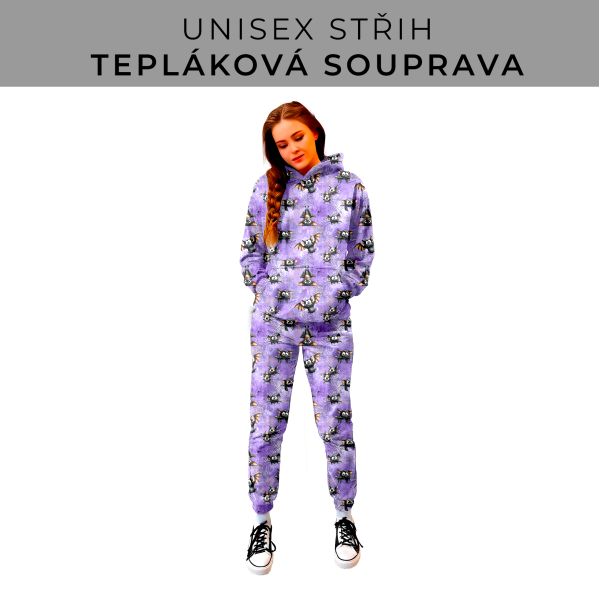 DÁMSKÝ střih - SET mikina a tepláky 