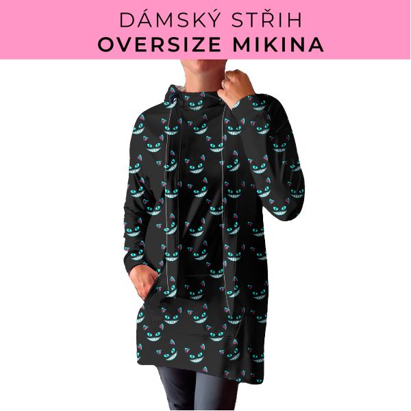 DÁMSKÝ střih - Oversize mikina