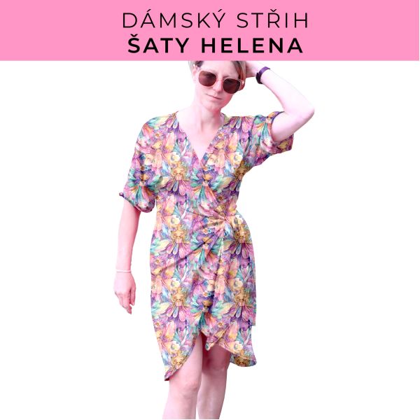 Dámský střih na šaty  Helena