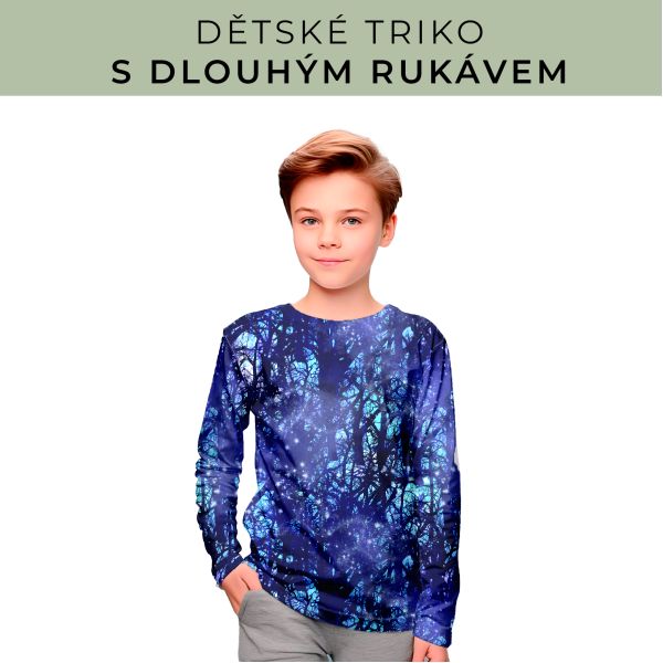 DĚTSKÝ střih - triko dlouhý rukáv