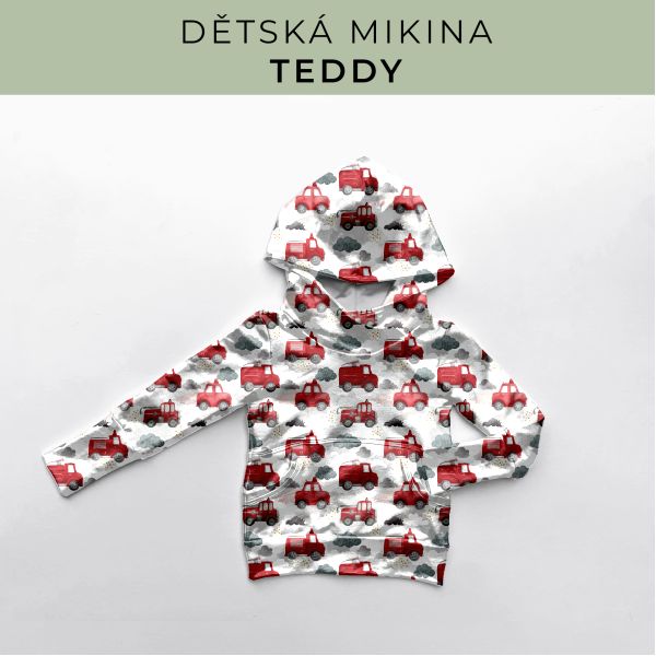 DĚTSKÝ střih - Mikina Teddy