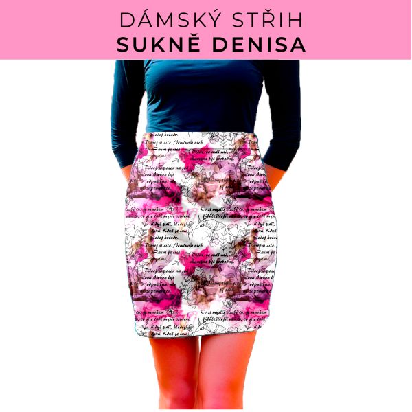 Dámský střih - Dámská sukně Denisa