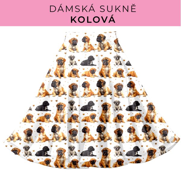 DÁMSKÝ střih - Kolová sukně