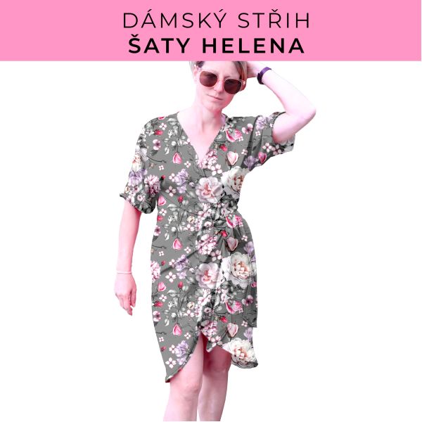 Dámský střih na šaty  Helena