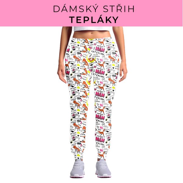 DÁMSKÝ střih - tepláky