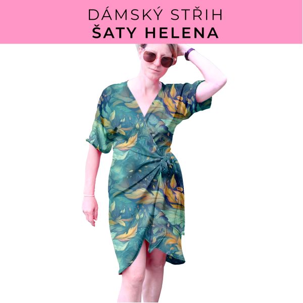 Dámský střih na šaty  Helena