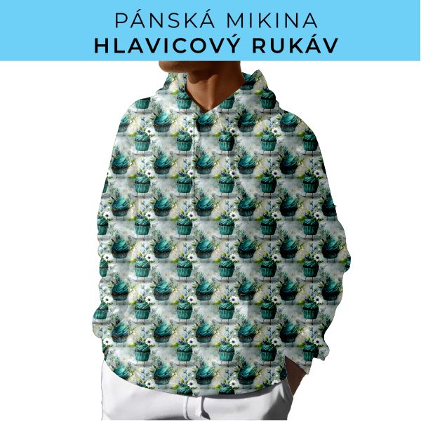 PÁNSKÝ střih - mikina s kapucí