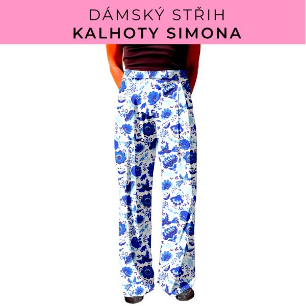 Dámský střih - kalhoty Simona