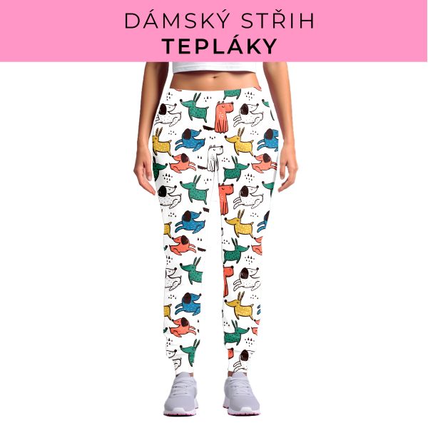 DÁMSKÝ střih - tepláky