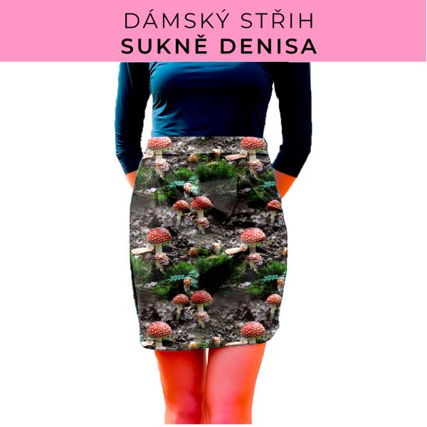 Dámský střih - Dámská sukně Denisa