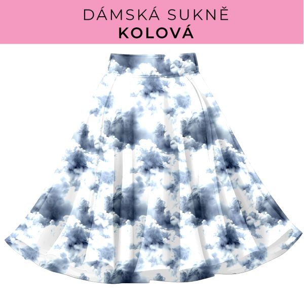 DÁMSKÝ střih - Kolová sukně