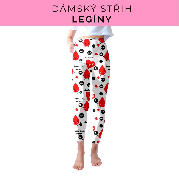 DÁMSKÝ střih - legíny SPORT - SLIM FIT