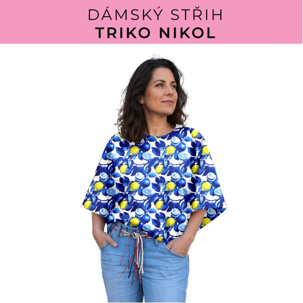 Dámský střih -  triko Nikol