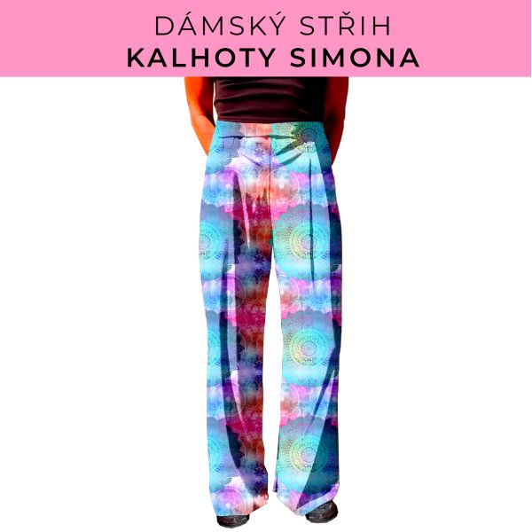 Dámský střih - kalhoty Simona