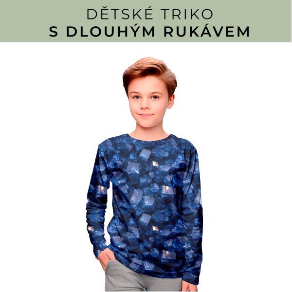 DĚTSKÝ střih - triko dlouhý rukáv