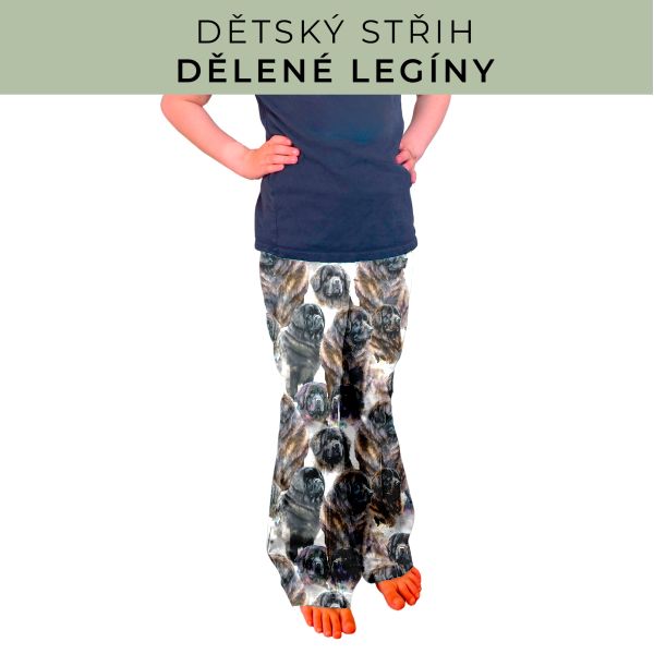 Dětský střih - Dělené legíny