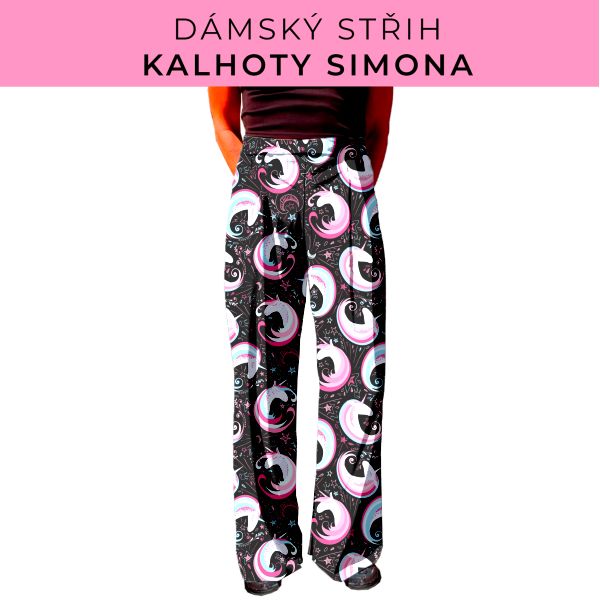Dámský střih - kalhoty Simona