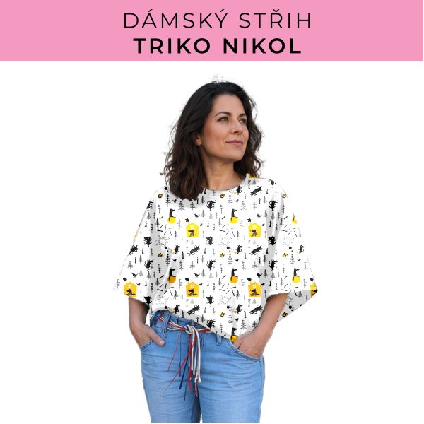 Dámský střih -  triko Nikol