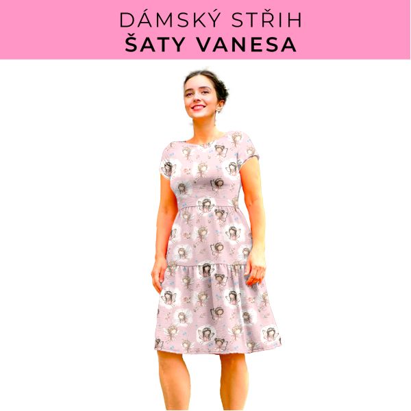 Dámský střih šaty Vanesa